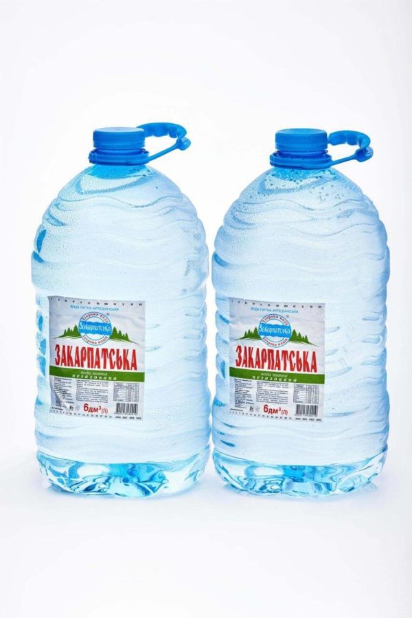Закарпатська вода 6 літрів Закарпатська вода 6 літрів